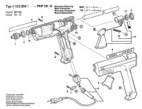 Bosch 0 603 264 103 Pkp 20 E Glue Gun 230 V / Eu Spare Parts